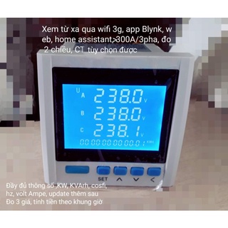 Công tơ điện tử wifi 3 pha 2 chiều