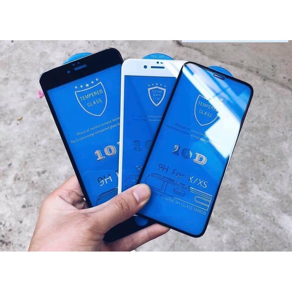Kính Cường Lực 10D iphone,FUll7plus/8/8plus/x/xs/xs max/11/11promax/12promax/13promax/14promax,Anh Ga Case