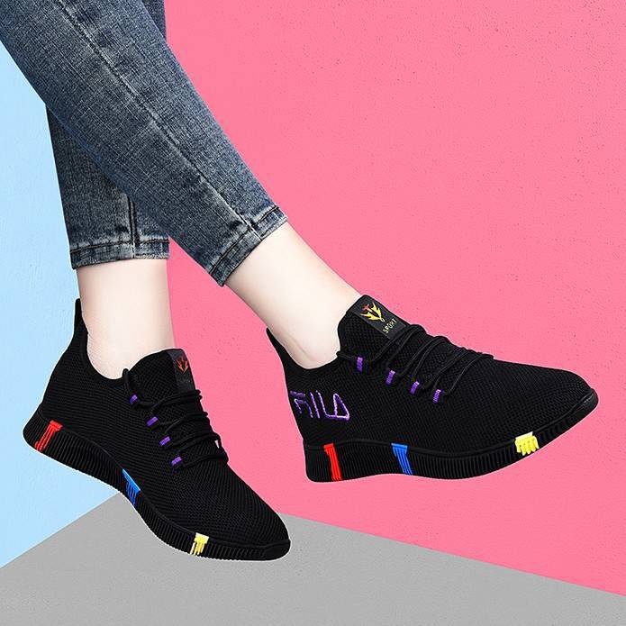 [Mã FASHIONT4WA2 giảm 10k đơn từ 50k] Giày sneaker thể thao nữ buộc dây siêu đẹp, siêu hot V232