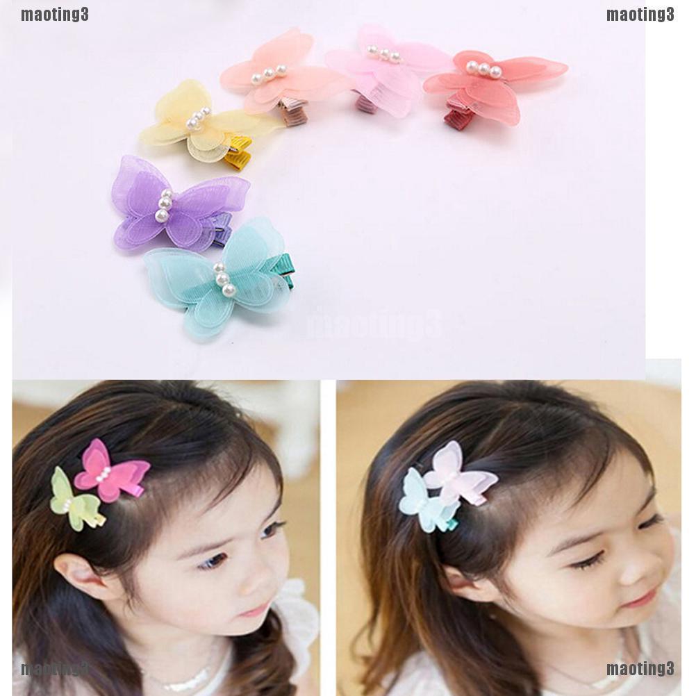 Bộ 2 Kẹp Tóc Hình Bướm Cho Nữ