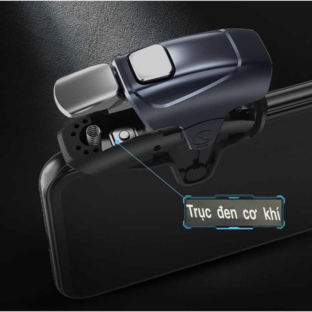 Nút bắn auto táp MEMO AK03 - kèm quạt tản nhiệt chơi PUBG, Free Fire.. Mobile - Phụ kiện hỗ trợ chơi game Gaming.