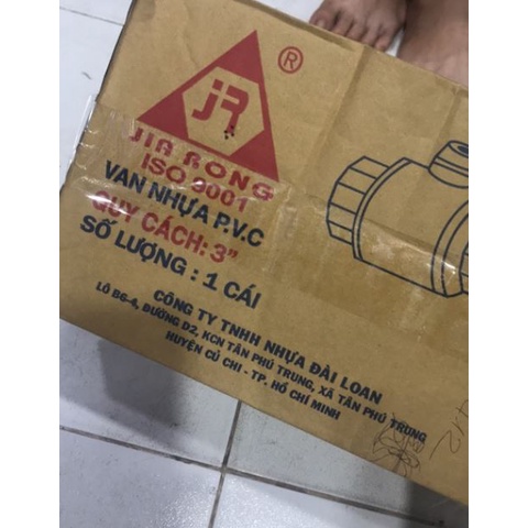 Van nhựa PVC Jia Rong phi 140 FB050- BH 12 tháng