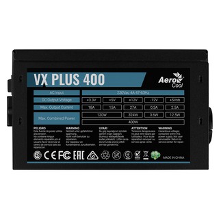 Nguồn máy tính Aerocool VX PLUS 400 230V N-PFC - Hàng Chính Hãng