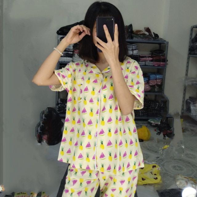 ❤ Xưởng May Giá Sỉ ✨  Bộ Ngủ Pyjama Kate Thái Tay Ngắn Quần Dài