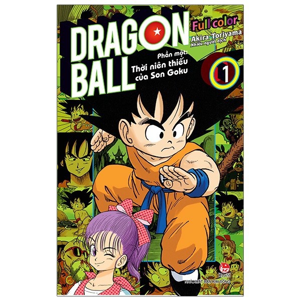 Sách - DRAGON BALL Full Color – Phần một: Thời Niên Thiếu Của Son Goku Tập 1-8 – Chọn Lẻ