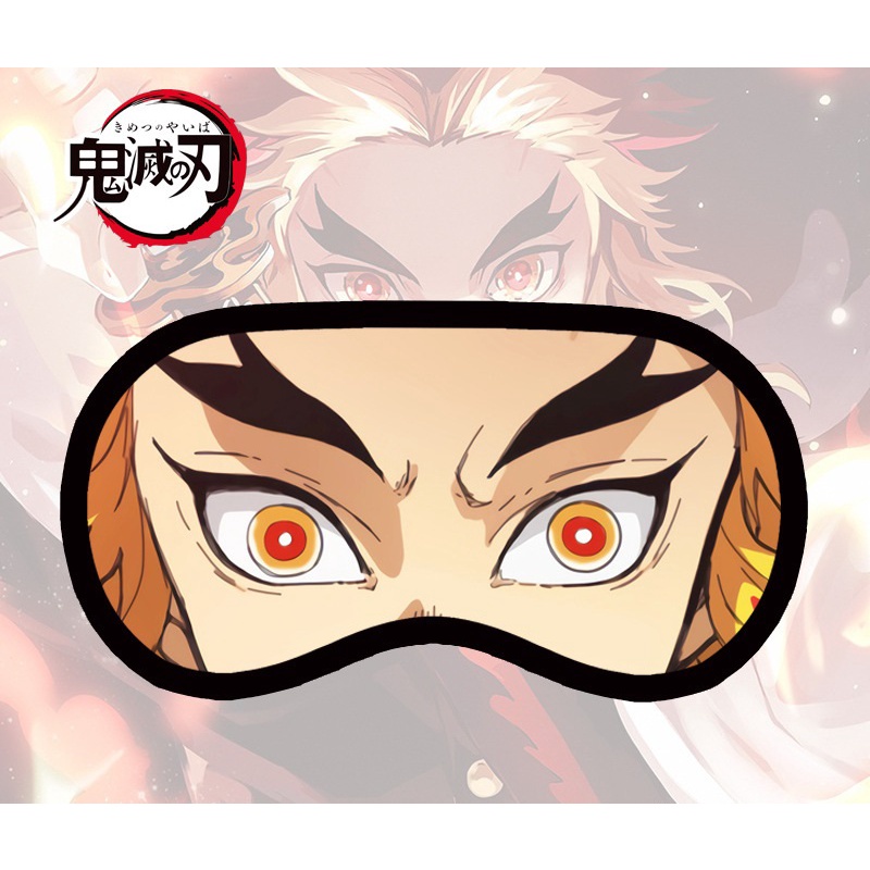 Mặt nạ mắt Anime Kyojuro Rengoku - Bịt mắt ngủ Kimetsu no Yaiba