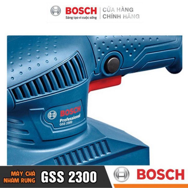 [HÀNG CHÍNH HÃNG] Máy Chà Nhám Rung Bosch GSS 2300 (190W) , Giá Cạnh Tranh, Chất Lượng Hàng Đầu