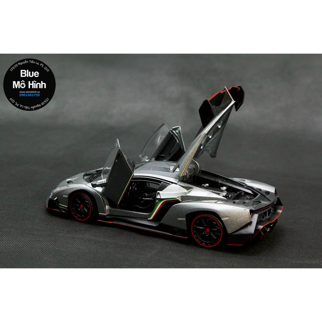 Blue mô hình | Xe mô hình Lambo Veneno Double Horses tỷ lệ 1:24