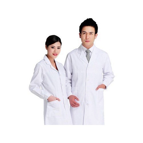 Áo blouse bác sĩ trắng tay dài - ngắn