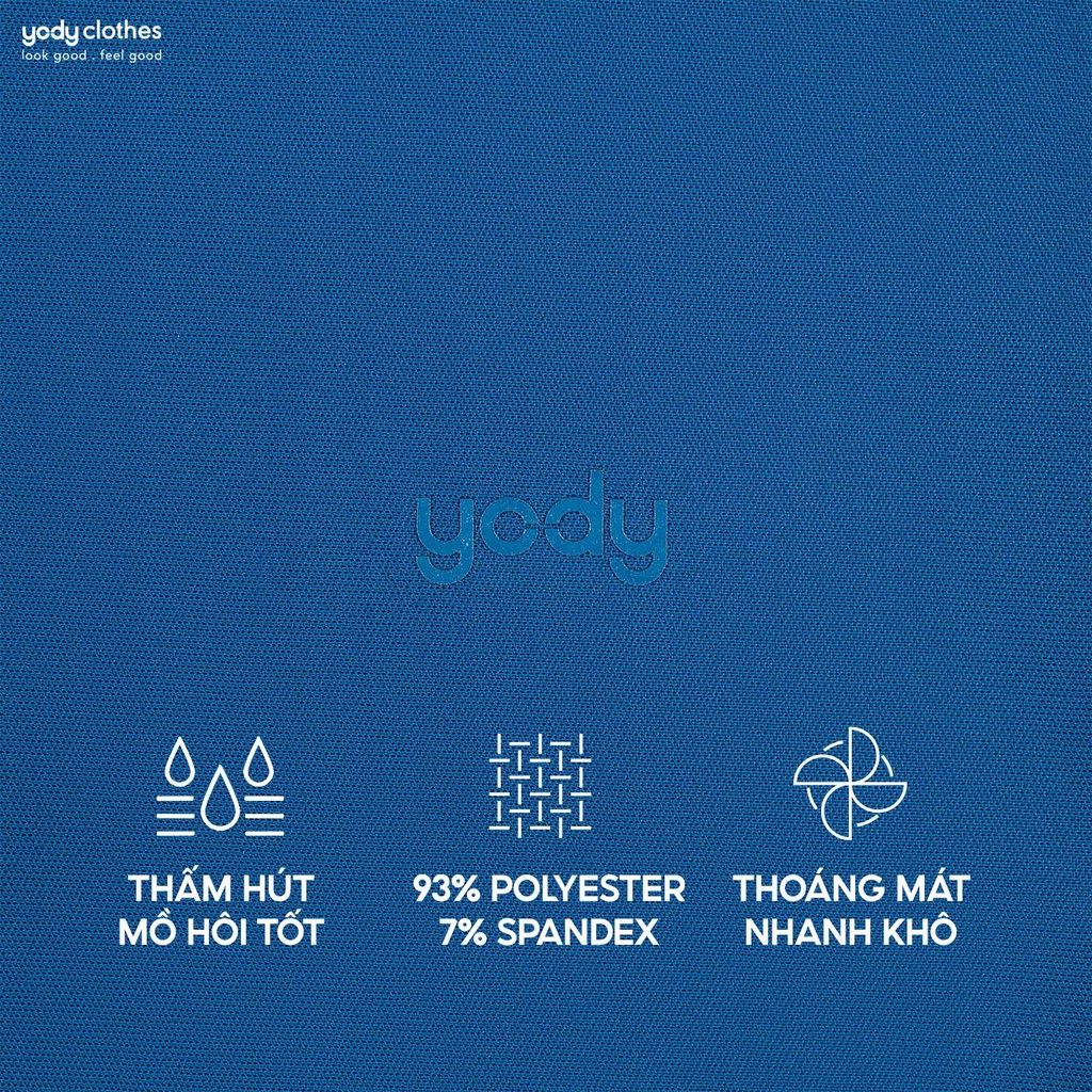 Áo Polo nữ basic gia đình YODY tay ngắn chất cotton co giãn và thấm hút mồ hôi APN5424