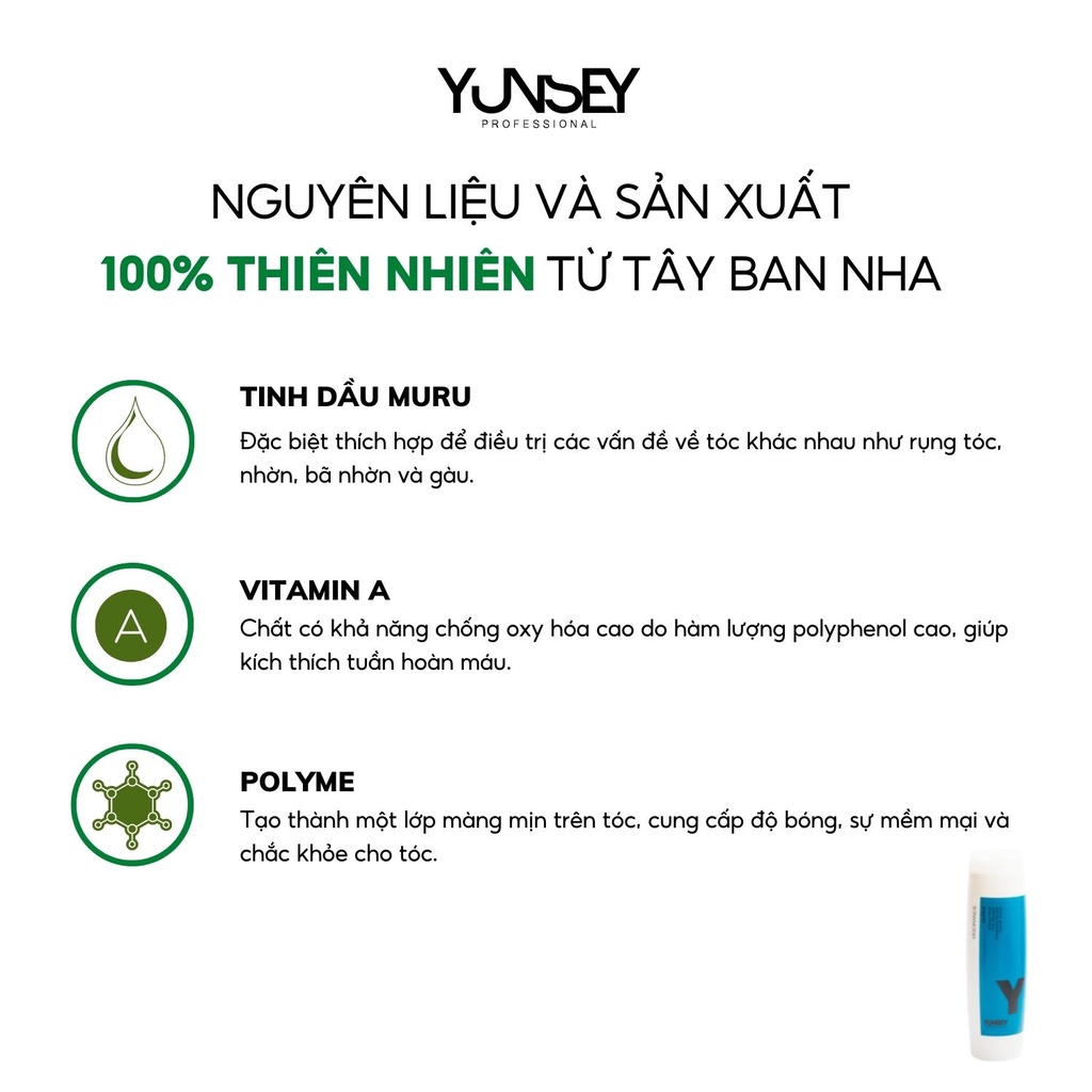 Dầu gội Yunsey dành cho cho tóc Xoăn 250ml