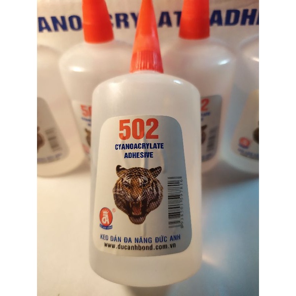 Keo 502 keo dán đa năng siêu dính con voi chai lớn và nhỏ