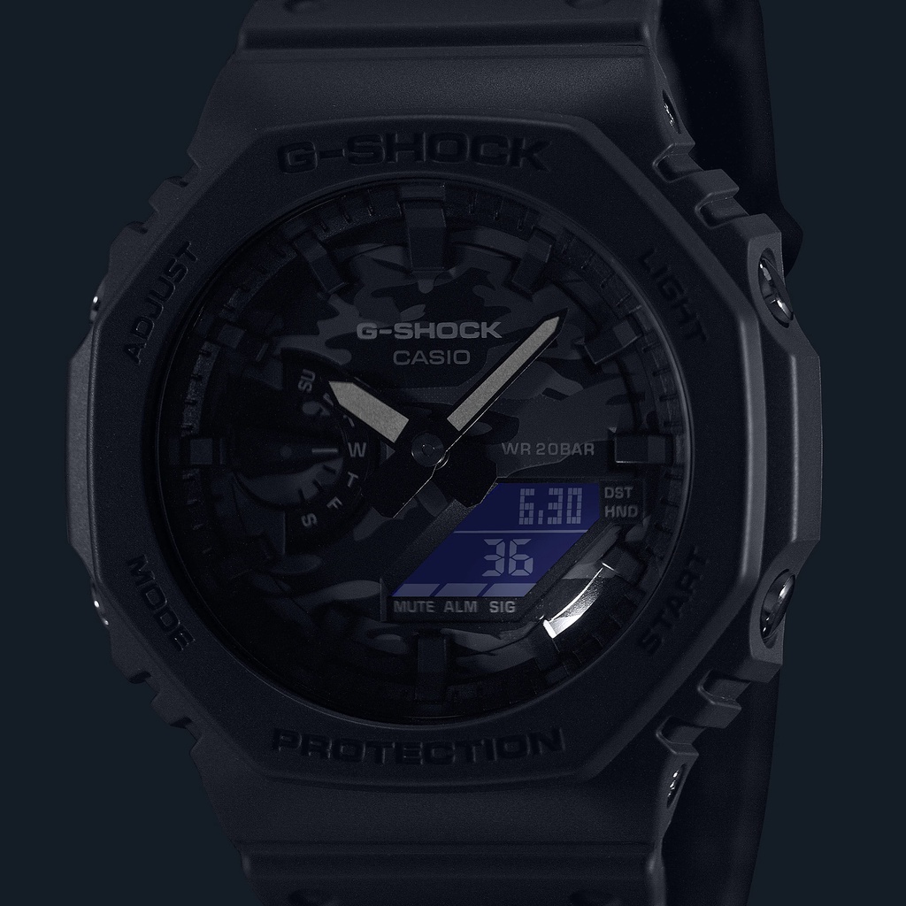 Đồng hồ nam Casio G-Shock GA-2100CA-8A chống va đập, chống nước 200m, hàng chính hãng