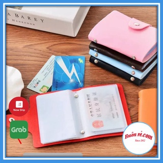 Ví Đựng Thẻ 12 Ngăn - bảo vệ thẻ căn cước, thẻ tín dụng, bằng lái xê, thẻ ATM Tiện Dụng Màu Sắc Trẻ Trung - 00650