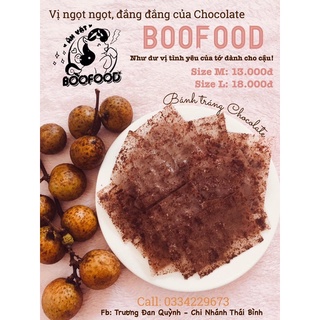 Bánh tráng socola BOOFOOD