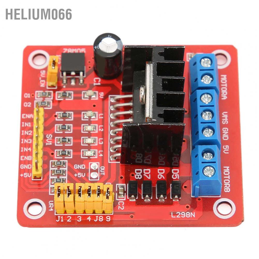 Hàng giao ngay L298N Cầu H kép Mô-đun điều khiển động cơ bước DC Bảng điều khiển đa chức năng