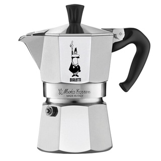 Bình pha cà phê bialetti express moka 1 cốc / 2 cốc nhôm màu bạc / espresso