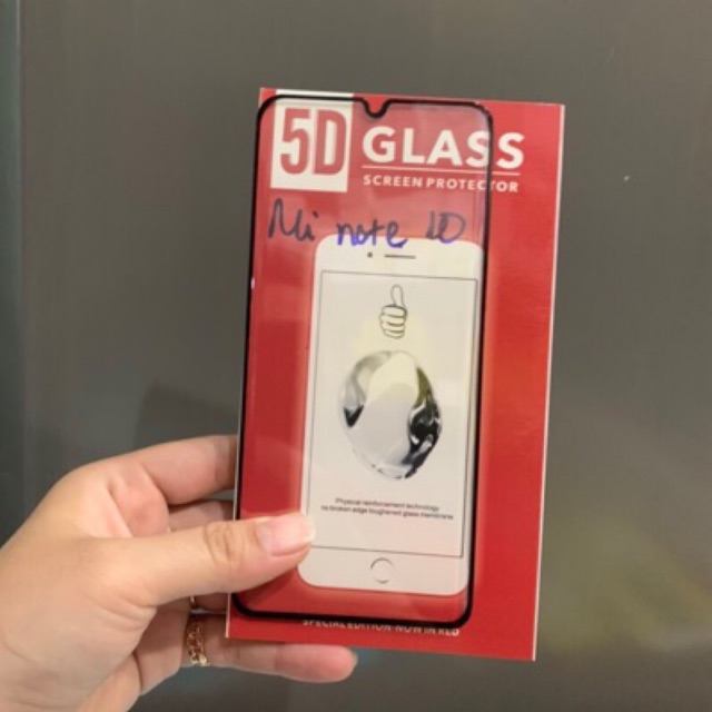 Kính cường lực 5D xịn Xiaomi Mi Note 10 -full toàn màn hình