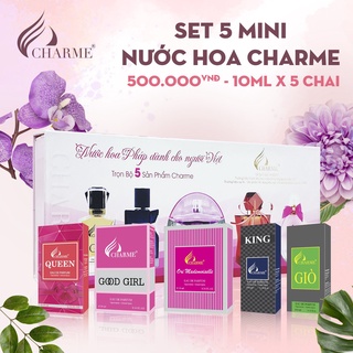 Nước hoa nam nữ Charme Mini 10ml