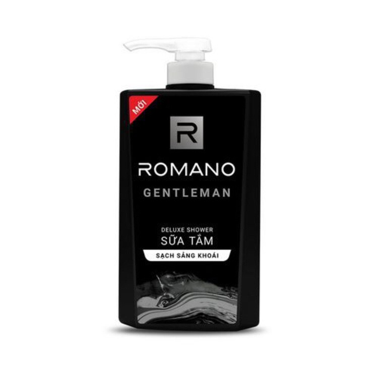 Combo Romano Gentleman  : Dầu gội 650g, sữa tắm 650g, xịt 150ml, lăn 50ml