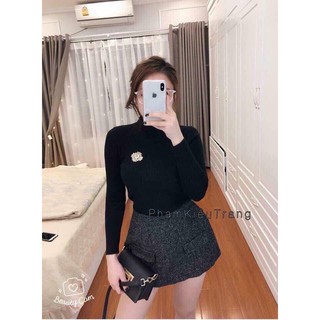 áo len tăm cổ 3p