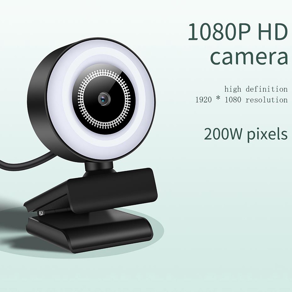Webcam HD 1080p tích hợp micro có thể xoay chất lượng cao