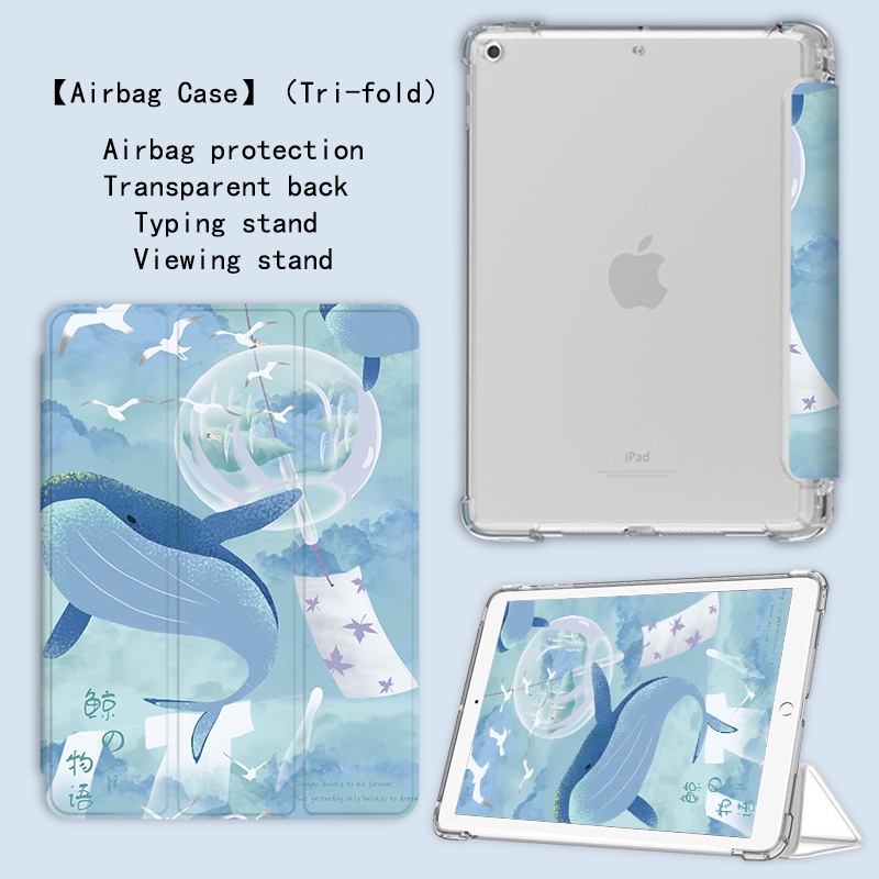 Bao da chống rơi có ngăn bút thích hợp cho Ipad Air4 10.9inch 8 7th 10.2inch Pro11 2021 Air3 2018 9.7-inch 10.5-inch