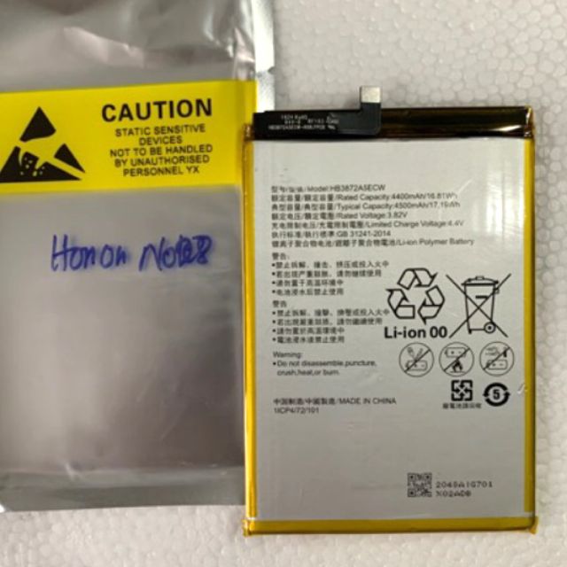 Pin Xịn Cho Huawei Honor Note 8 Dung Lượng Cao HB3872A5ECW 4500 MAh - Bảo hành 6 tháng