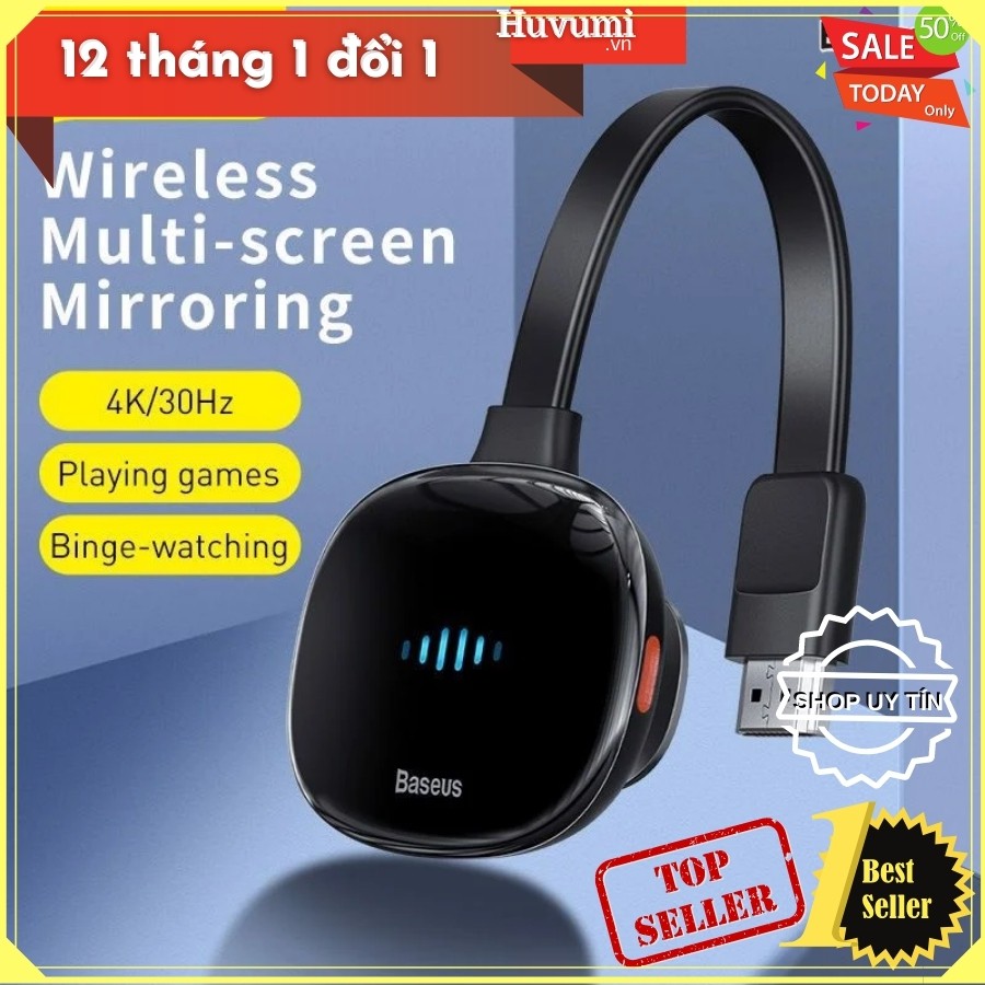 Bộ truyền hình ảnh qua HDMI không dây Meteorite Shimmer Wireless Display Adapter cho Smartphone/ iPad/ LV795-BK