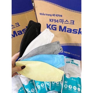Sỉ 1 Thùng Khẩu Trang 4D KG Mask KF94 Kháng Khuẩn Hàn Quốc