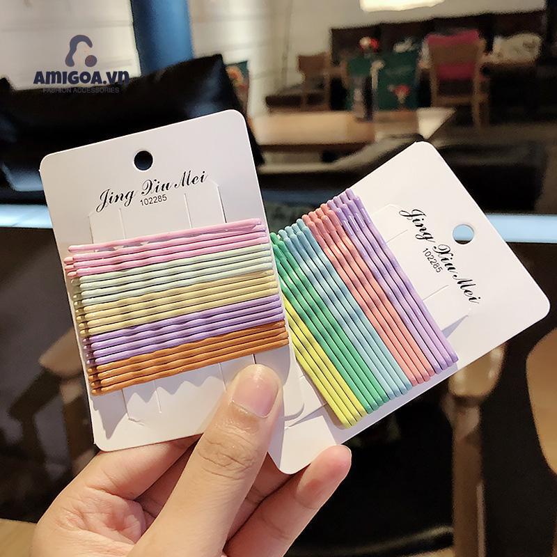 ✨✨Kẹp Tóc Thời Trang Chống Trượt Màu Kẹo Cho Nữ