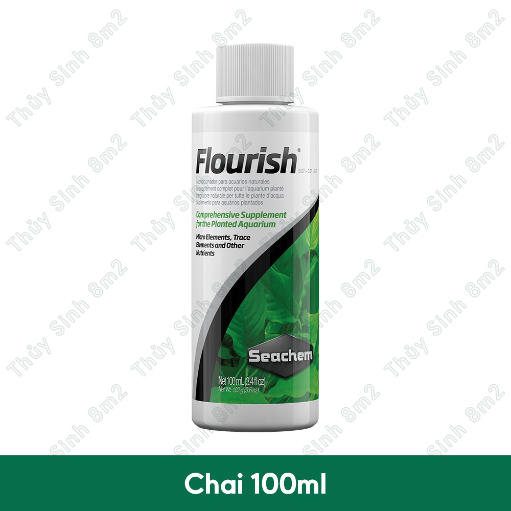 Phân Nước Seachem Flourish - Cung cấp Vi lượng cho cây thủy sinh - 8m2