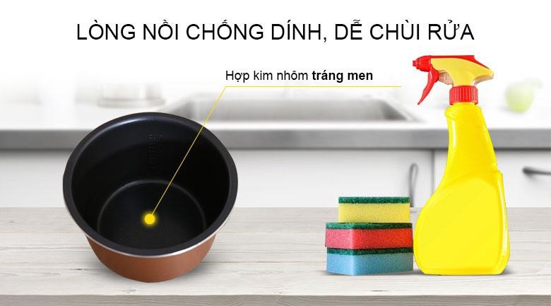 Nồi cơm điện Sharp 0.72 lít KS-A08V-WH Trắng Công nghệ nấu:Không có, Nấu 3D (nhiệt từ dưới lên