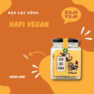 Kẹo lạc vừng giòn rụm thơm ngon hapi 180gr - ăn vặt zumyum
