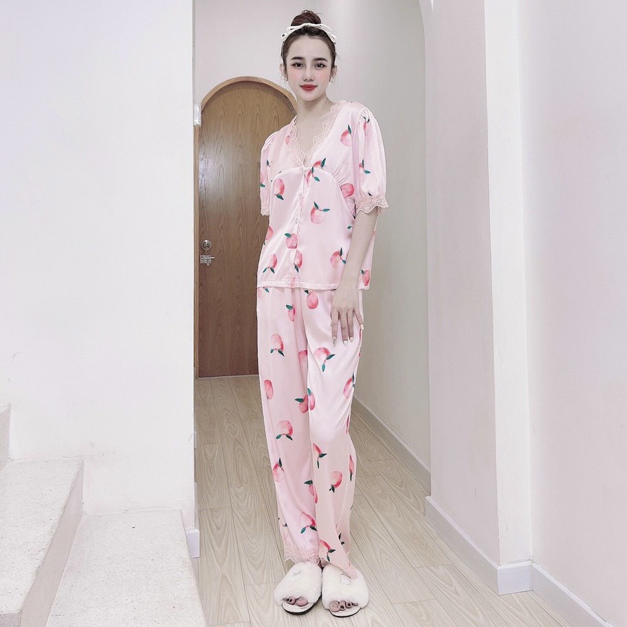 Bộ lụa ren Mai Ngô | BigBuy360 - bigbuy360.vn