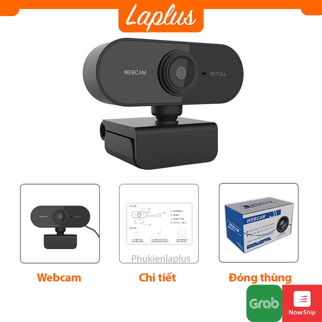 WEBCAM/CAMERA BOCHENG 1080P SẮC NÉT - TÍCH HỢP MICRO, XOAY NGANG 360 ĐỘ, XOAY DỌC LINH HOẠT, LẤY NÉT TỰ ĐỘNG