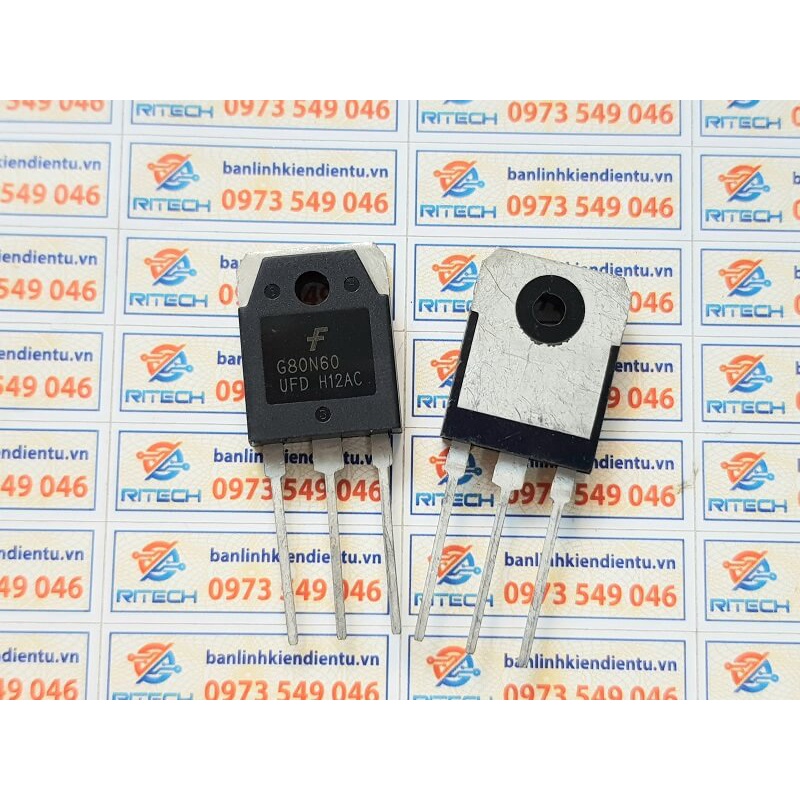 G80N60UFD, G80N60, SGH80N60UFD IGBT 80A 600V TO-3P