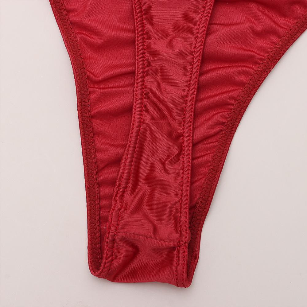 Quần Lót Vải Satin Siêu Mỏng Co Giãn Tốt Thời Trang Quyến Rũ Cao Cấp Cho Nữ