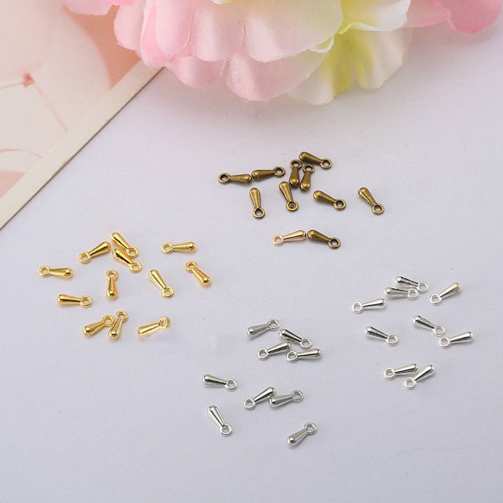 10 hạt treo 2*7mm nguyên liệu làm trâm làm trang sức cổ trang