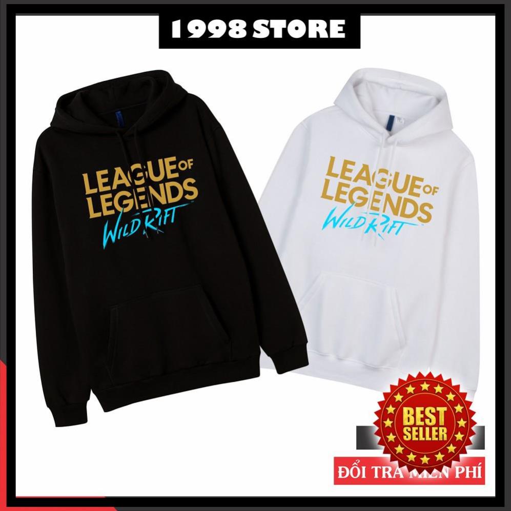 (SALE TOÀN SHOP) ÁO HOODIE Liên Minh Huyền Thoại Tốc Chiến 2 Màu Đen Và Trắng Kiểu Dáng Trẻ Trung Dành Cho Cả Nam Và Nữ