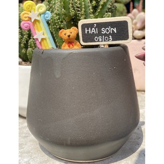 CHẬU SỨ BÁT TRÀNG MINI - KÈM TIỂU CẢNH TRANG TRÍ (TẶNG SỎI)