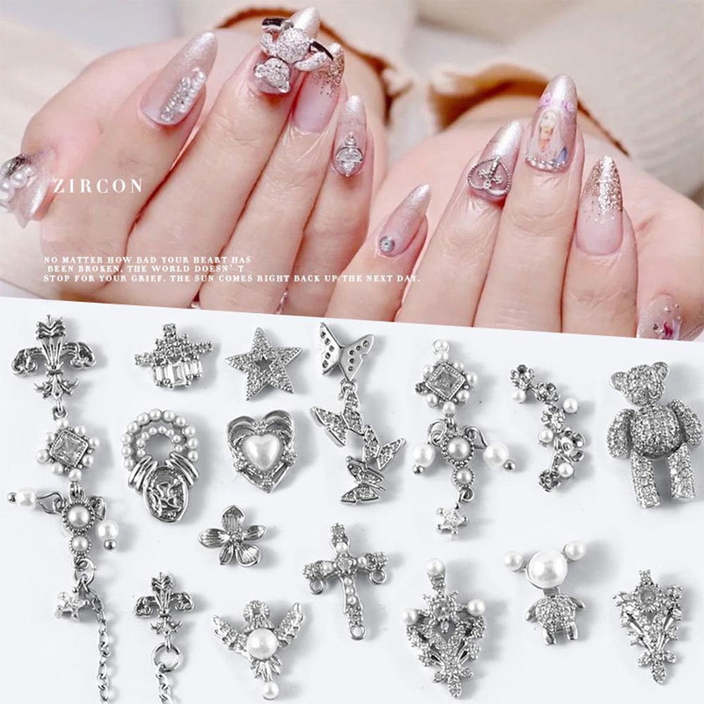 [Hàng mới về] Phụ kiện đá 3d trang trí móng tay nghệ thuật