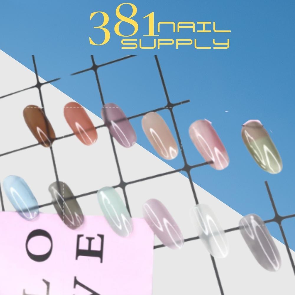 SEt Thạch Thủy Tinh BoBo 12 Màu - SƠn Gel Thạch Tone Màu LẠnh