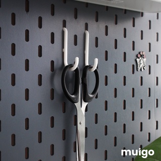 Phụ kiện Pegboard | Móc cho bảng Pegboard IKEA đa năng Lỗ dọc so le