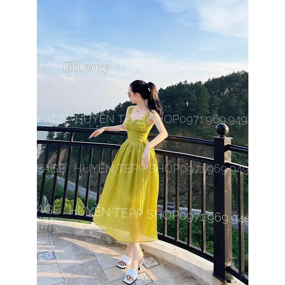 [10.10 Sale Freeship] Đầm nữ đi biển, Đầm maxi dáng dài dạo phố