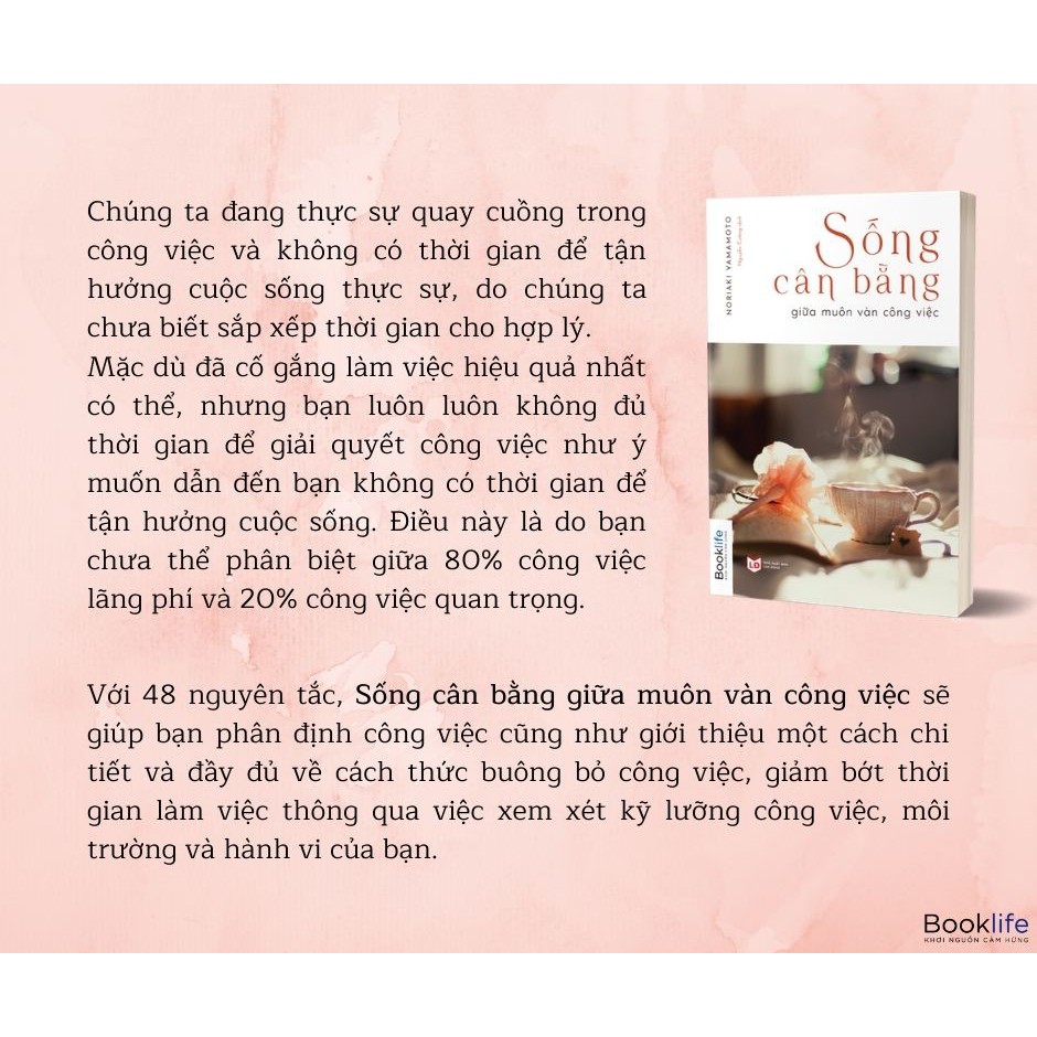 Sách - Sống Cân Bằng Giữa Muôn Vàn Công Việc