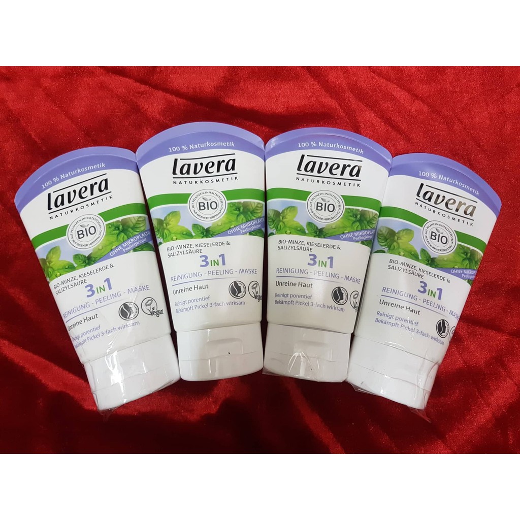Sữa rửa mặt Lavera hữu cơ mẫu mới của Đức