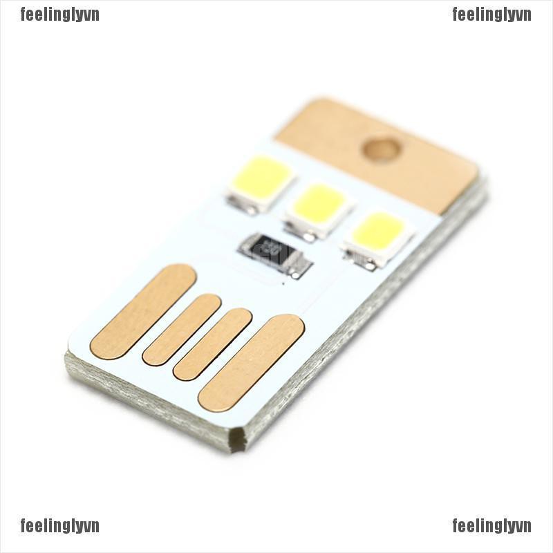 ❤TOP❤ Bộ 5 thẻ đèn LED mini kết nối cổng USB 5V dùng cho máy tính Laptop YO