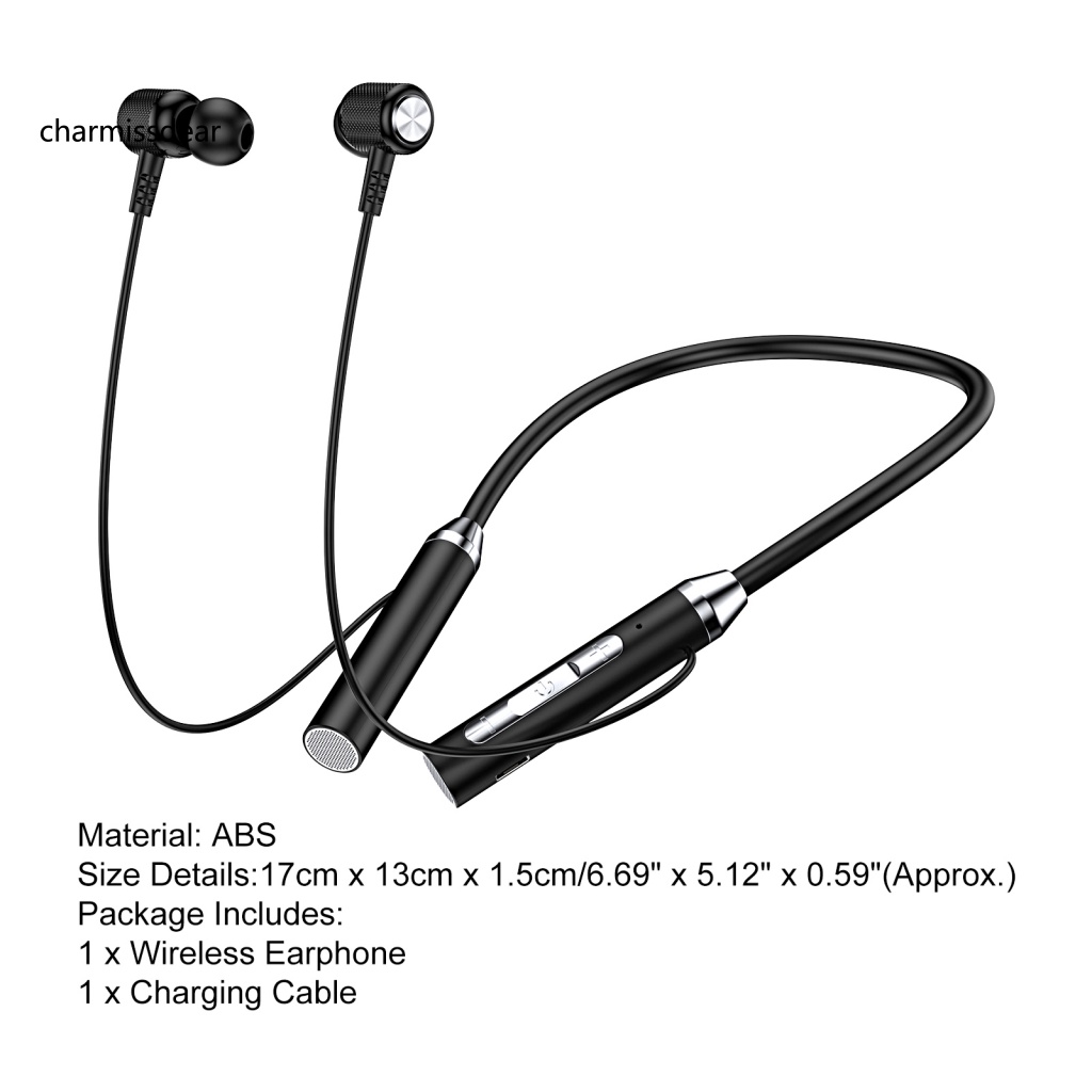 Tai Nghe Nhét Tai Bluetooth 5.2 Âm Thanh Siêu Nhẹ Có Dây Đeo Cổ Kiểu Dáng Thể Thao