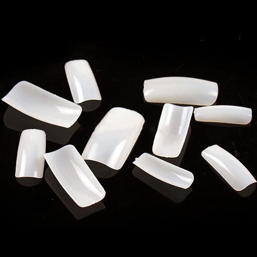 Set 100 Móng Tay Giả Bằng Nhựa Acrylic Kèm Hộp Đựng Thiết Kế Tiện Dụng